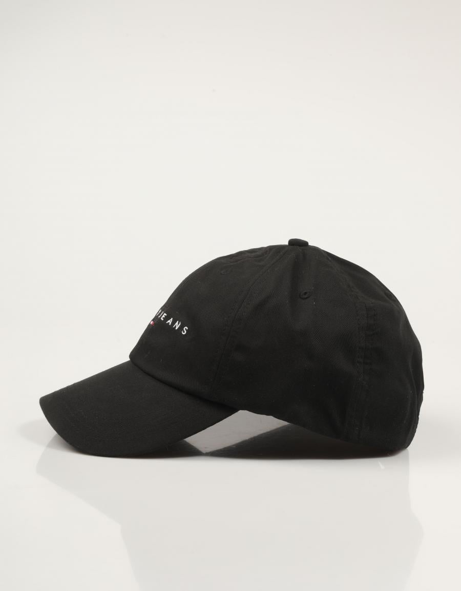 GORRA TOMMY HILFIGER TJM LINEAR LOGO CAP en color Negro