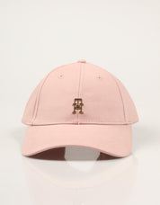GORRA TOMMY HILFIGER TH ELEVATED CHIC CAP en color Rosa