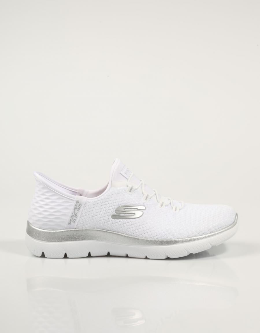 ZAPATILLAS SKECHERS SLIP INS SUMMITS en color Blanco