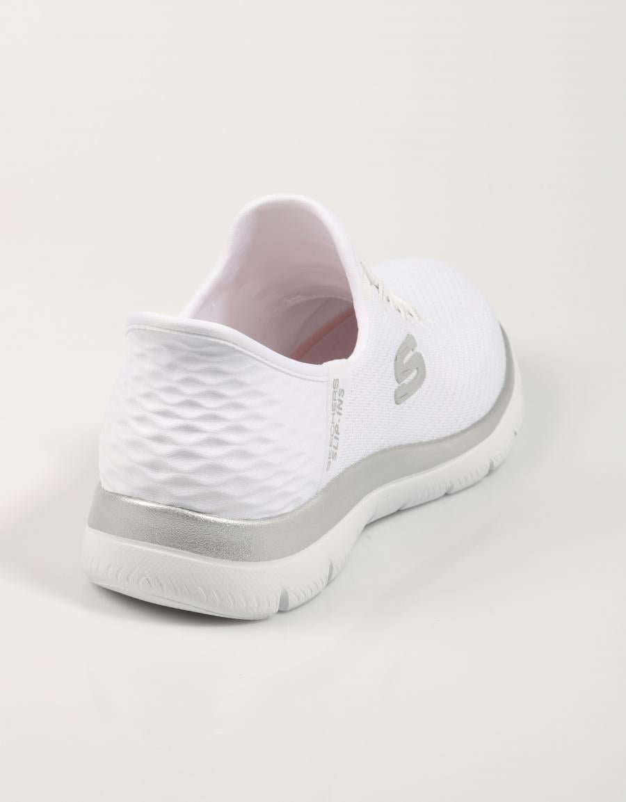 ZAPATILLAS SKECHERS SLIP INS SUMMITS en color Blanco