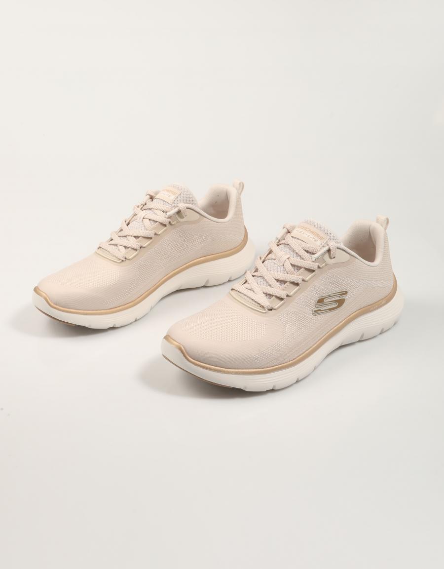 ZAPATILLAS SKECHERS FLEX APPEAL 5 0 en color Beige
