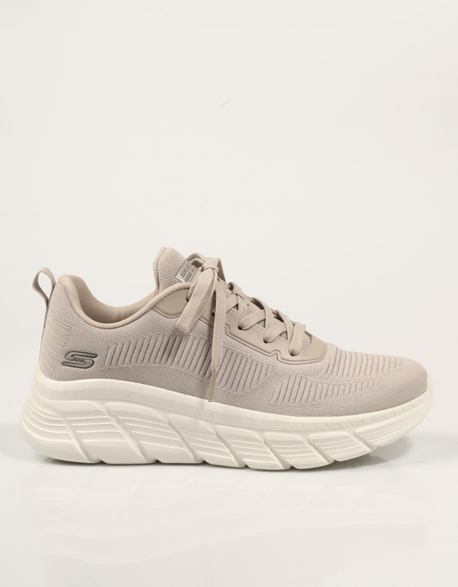 ZAPATILLAS SKECHERS BOBS SPORT B FLEX HI en color Beige