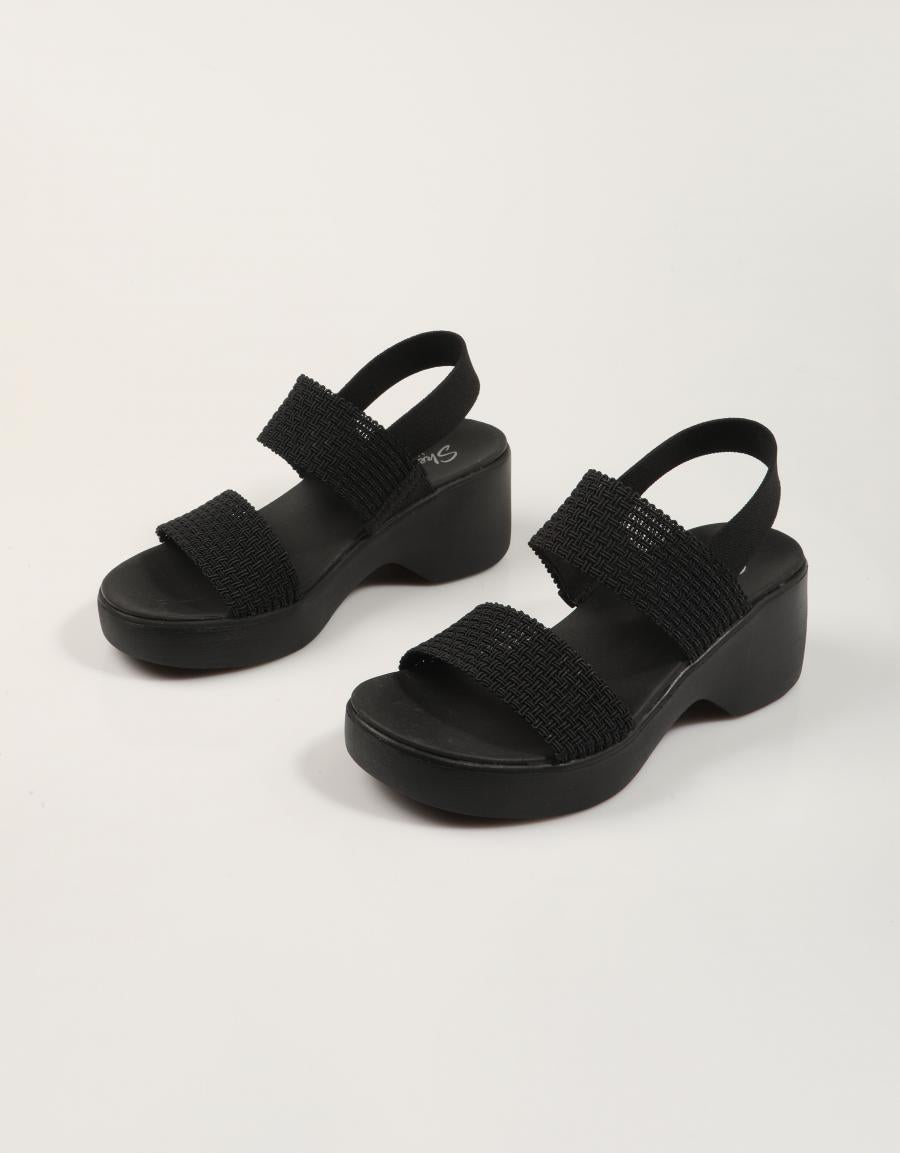 SANDALIAS SKECHERS CALI DAY en color Negro
