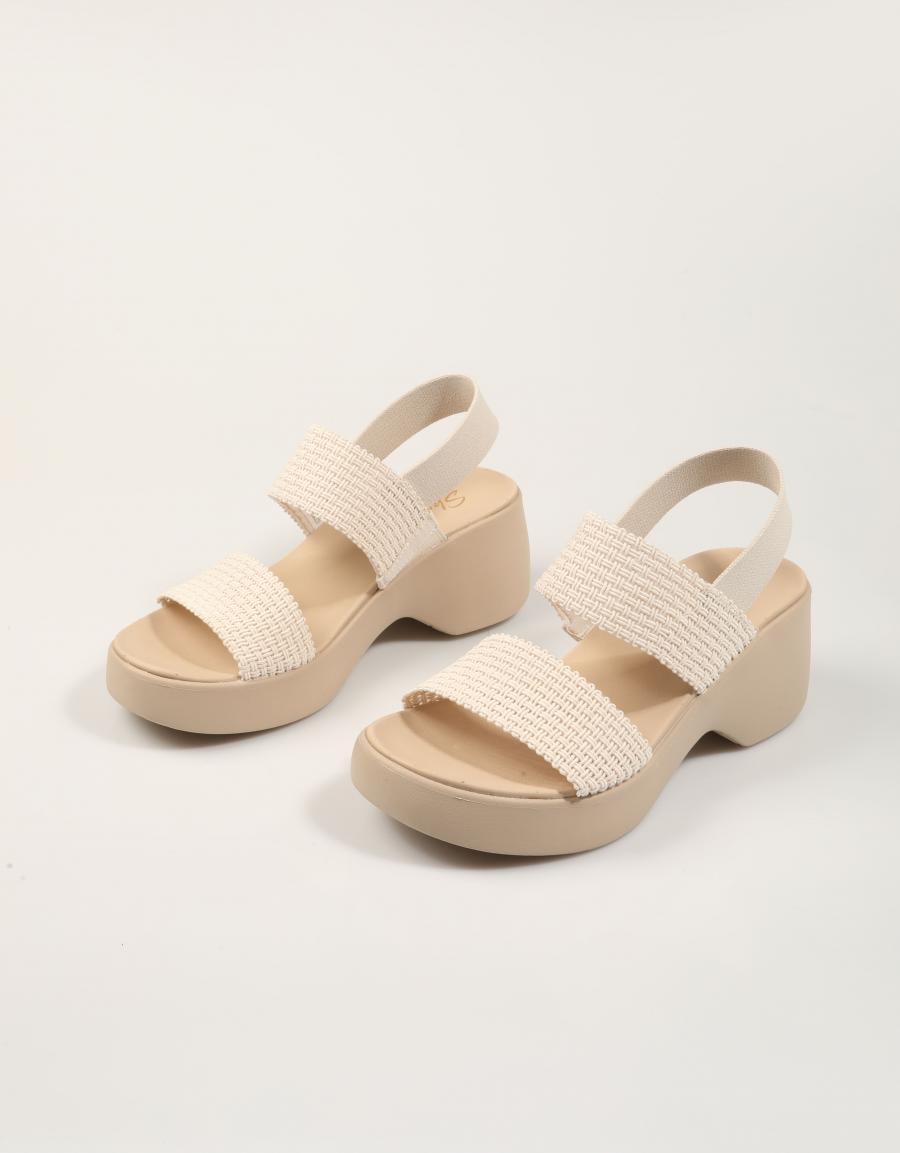 SANDALIAS SKECHERS CALI DAY en color Beige