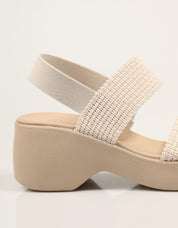 SANDALIAS SKECHERS CALI DAY en color Beige