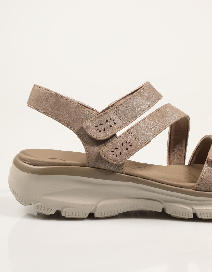 SANDALIAS SKECHERS RELAXED FIT EASY GOING ALL DAY en color Taupe