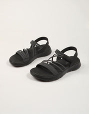 SANDALIAS SKECHERS GO WALK FLEX SANDAL EMMA en color Negro