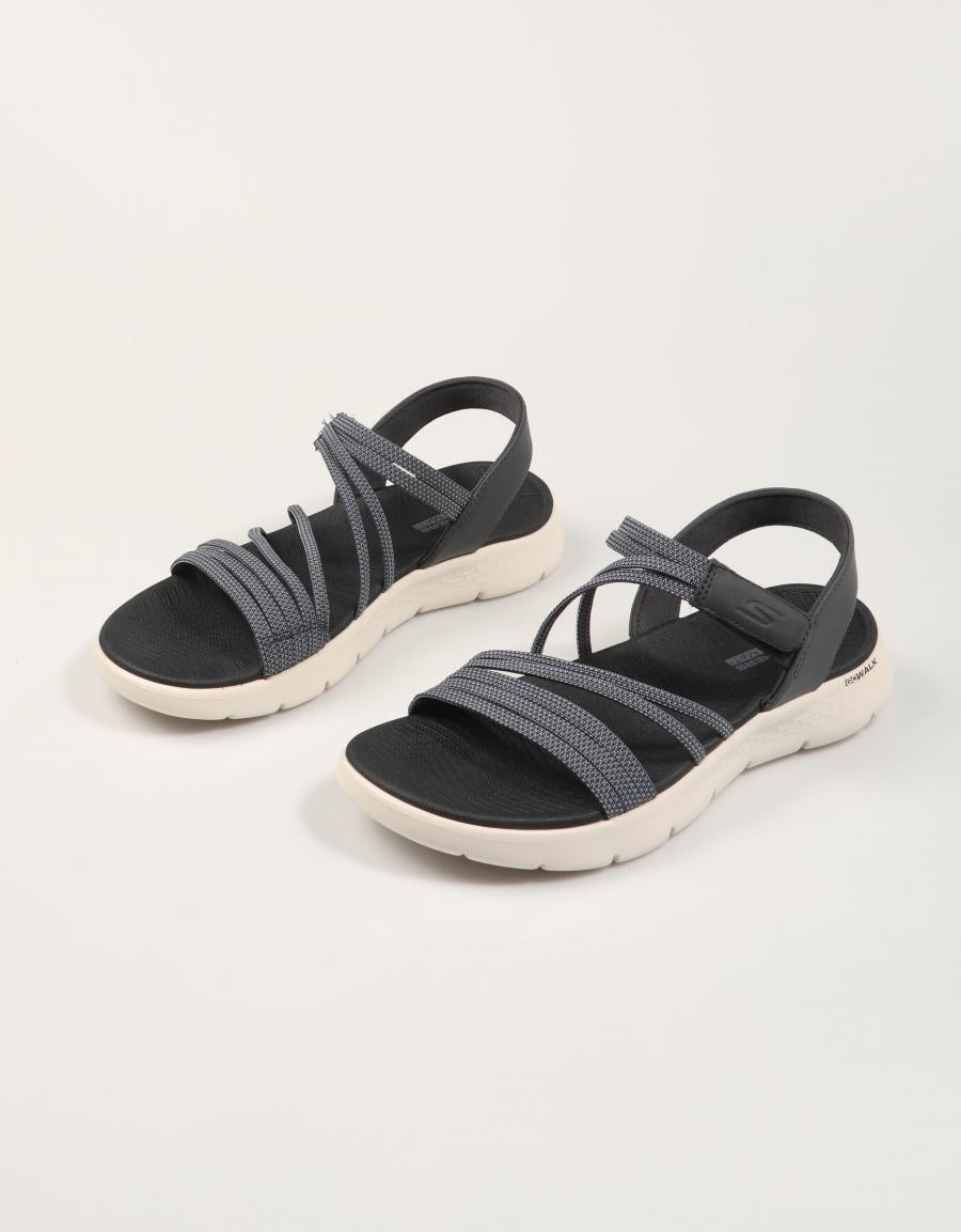 SANDALIAS SKECHERS GO WALK FLEX SANDAL EMMA en color Azul marino