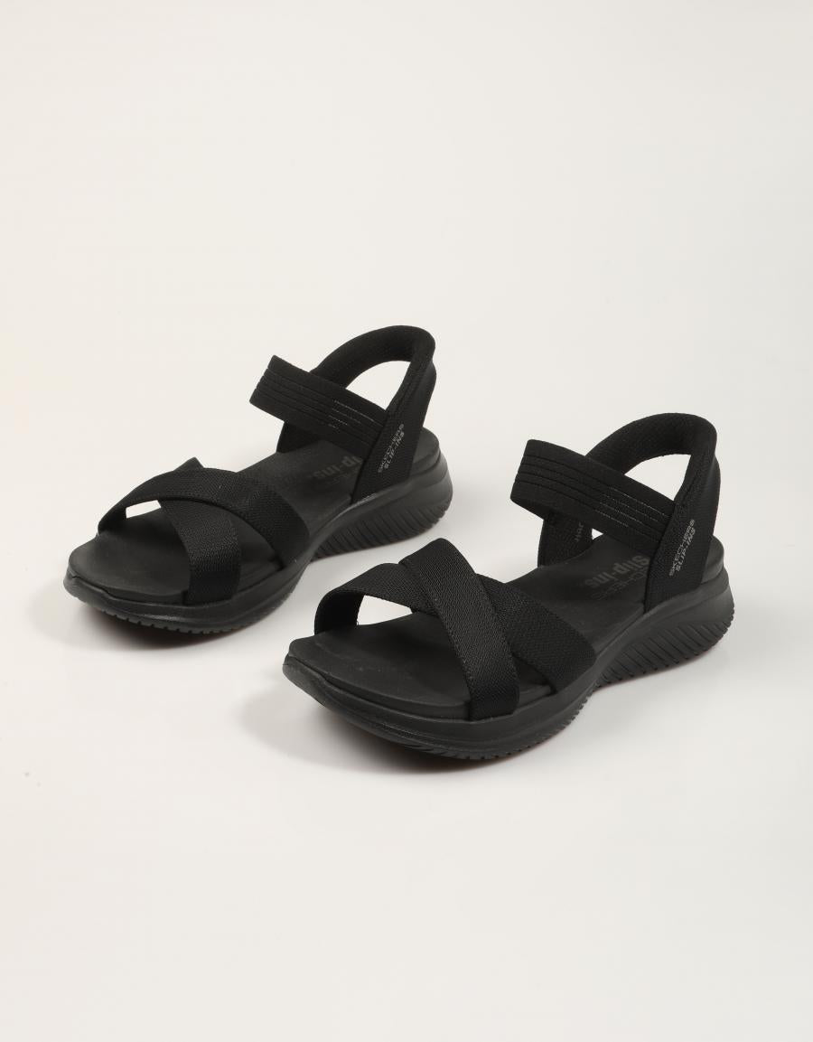 SANDALIAS SKECHERS SLIP INS ULTRA FLEX 3 0 en color Negro