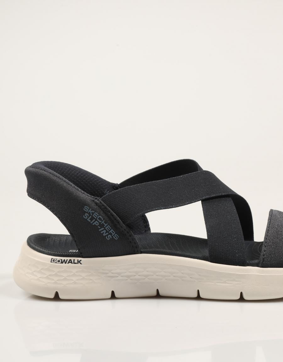 SANDALIAS SKECHERS SLIP INS GO WALK FLEX SANDAL en color Azul marino