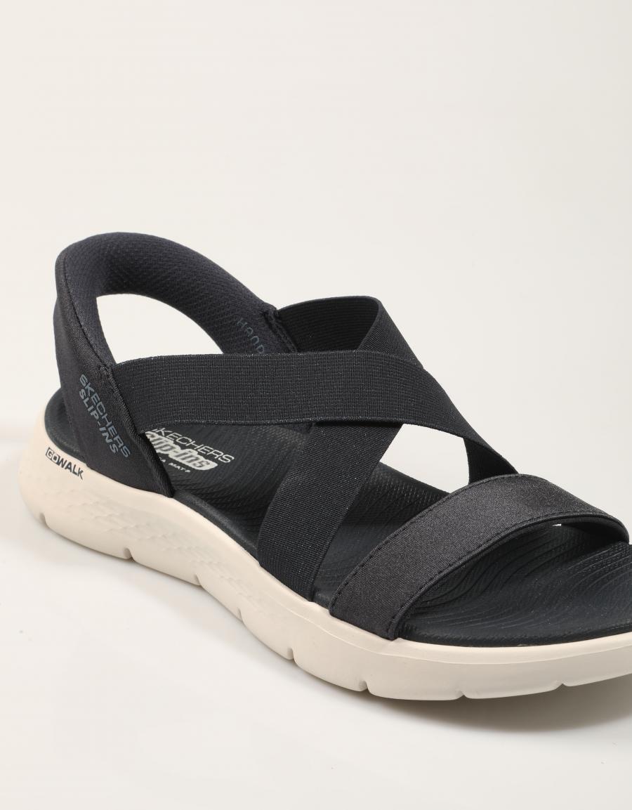 SANDALIAS SKECHERS SLIP INS GO WALK FLEX SANDAL en color Azul marino