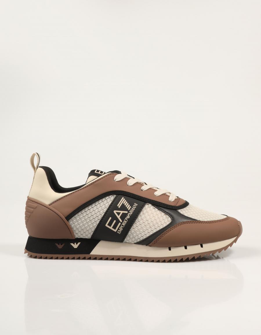 ZAPATILLAS ARMANI EA7 TRAINING CASUAL SPORTY LIFESTYLE en color Beige