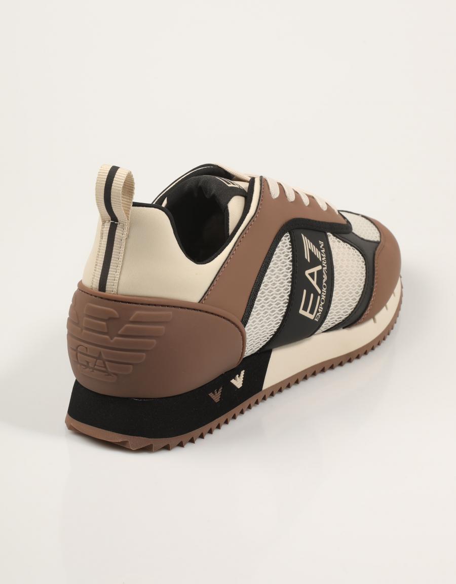 ZAPATILLAS ARMANI EA7 TRAINING CASUAL SPORTY LIFESTYLE en color Beige