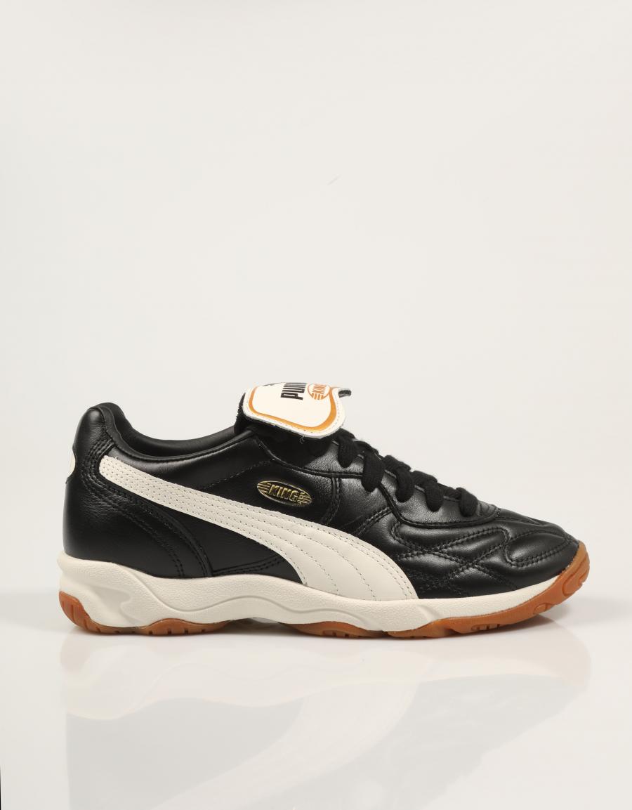 ZAPATILLAS PUMA KING INDOOR en color Negro
