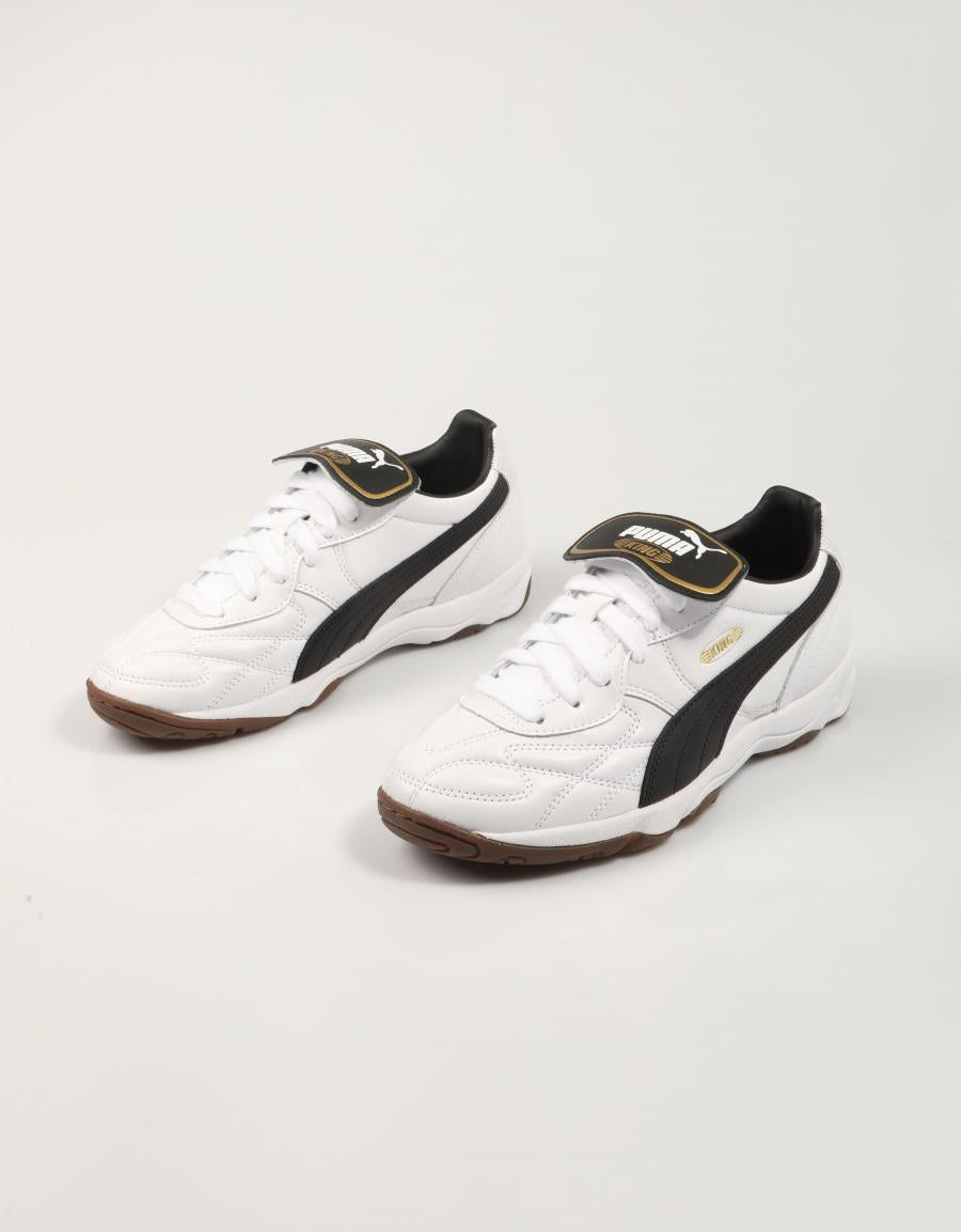 ZAPATILLAS PUMA KING INDOOR en color Blanco