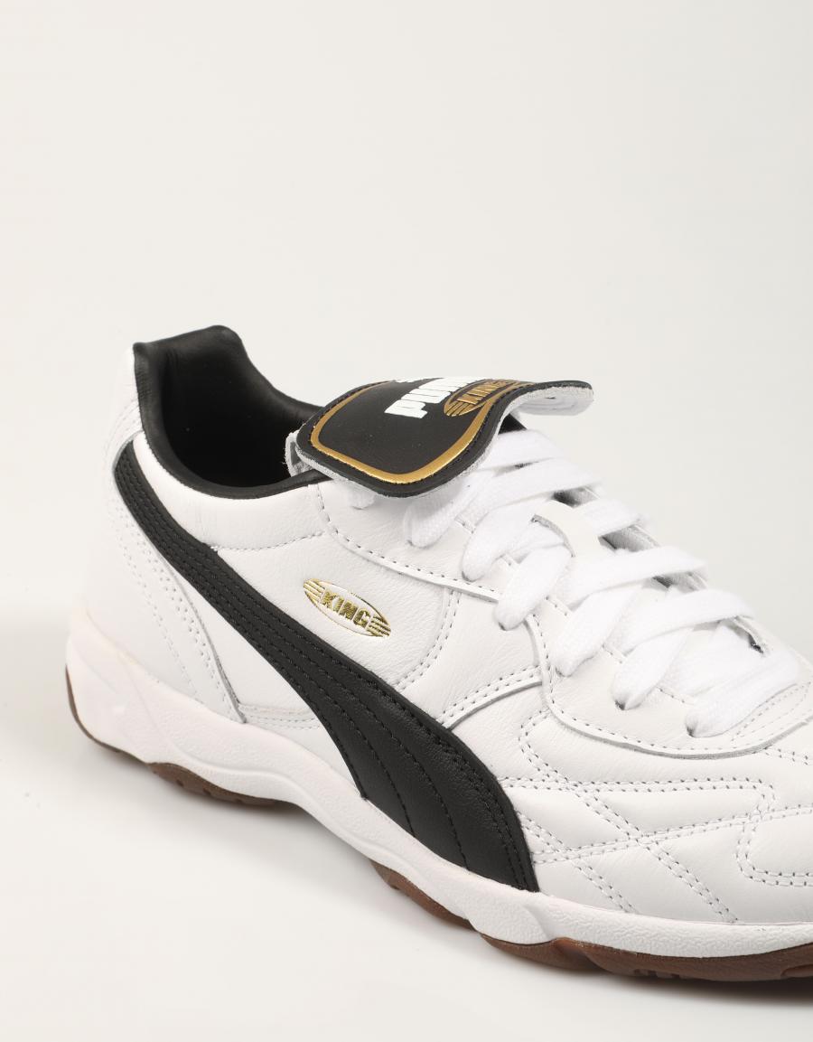 ZAPATILLAS PUMA KING INDOOR en color Blanco