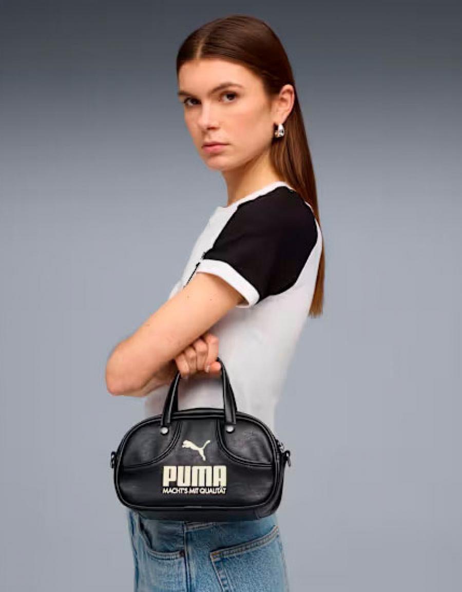 BOLSO PUMA 1976 ARCHIVE MINI GRIP BAG en color Negro