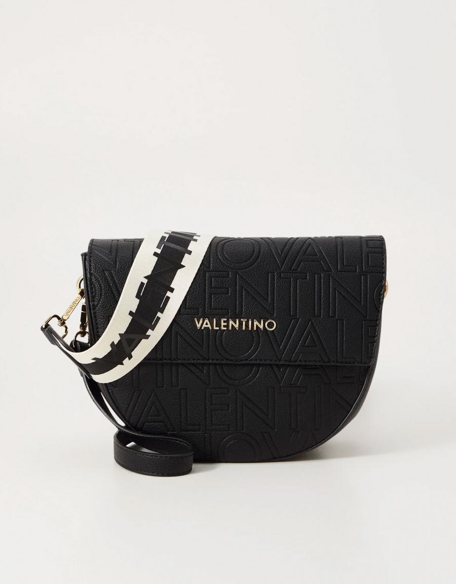 BOLSO VALENTINO PANSY PATTINA VBS8PG01 en color Negro