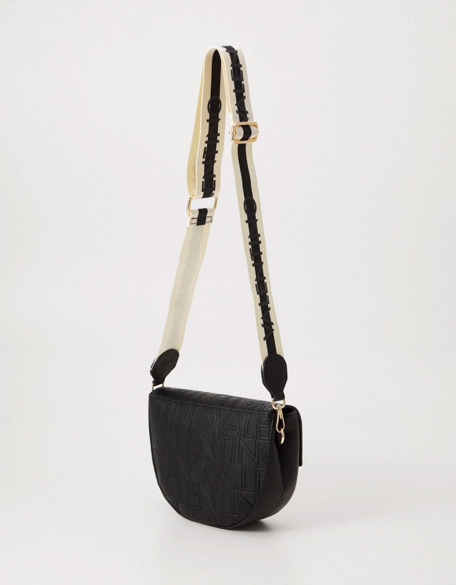 BOLSO VALENTINO PANSY PATTINA VBS8PG01 en color Negro