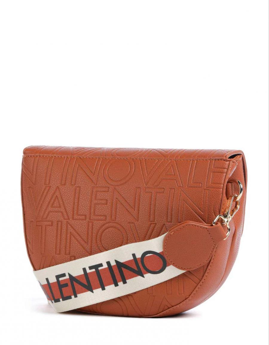 BOLSO VALENTINO PANSY PATTINA VBS8PG01 en color Cuero