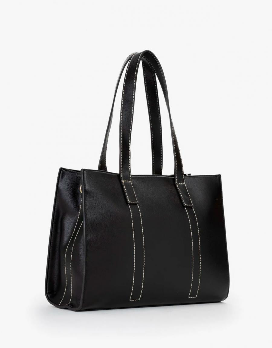 BOLSO VALENTINO AURY RE SHOPPING VBS9OB01 en color Negro