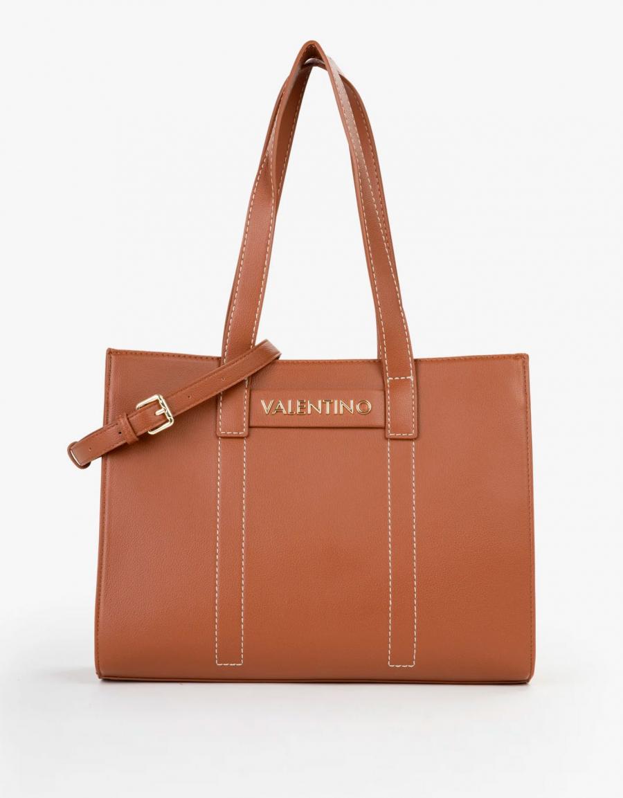 BOLSO VALENTINO AURY RE SHOPPING VBS9OB01 en color Cuero