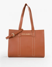 BOLSO VALENTINO AURY RE SHOPPING VBS9OB01 en color Cuero