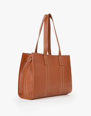 BOLSO VALENTINO AURY RE SHOPPING VBS9OB01 en color Cuero