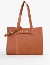 BOLSO VALENTINO AURY RE SHOPPING VBS9OB01 en color Cuero