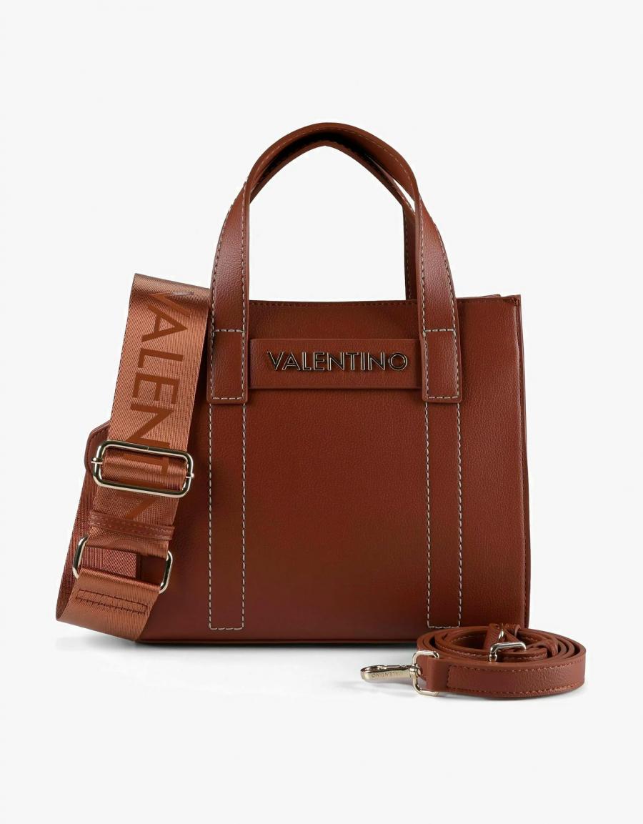 BOLSO VALENTINO AURY RE SHOPPING VBS9OB05 en color Cuero