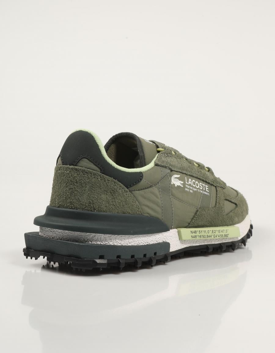 ZAPATILLAS LACOSTE ELITE ACTIVE 1262 SMA en color Kaki