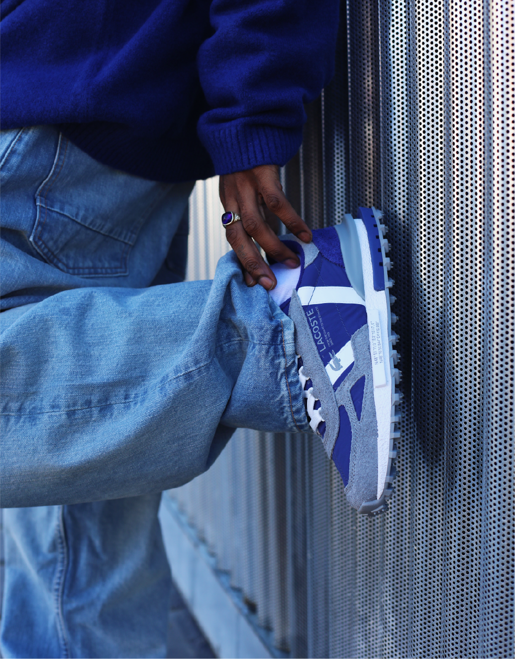 ZAPATILLAS LACOSTE ELITE ACTIVE 1266 SMA en color Azul marino