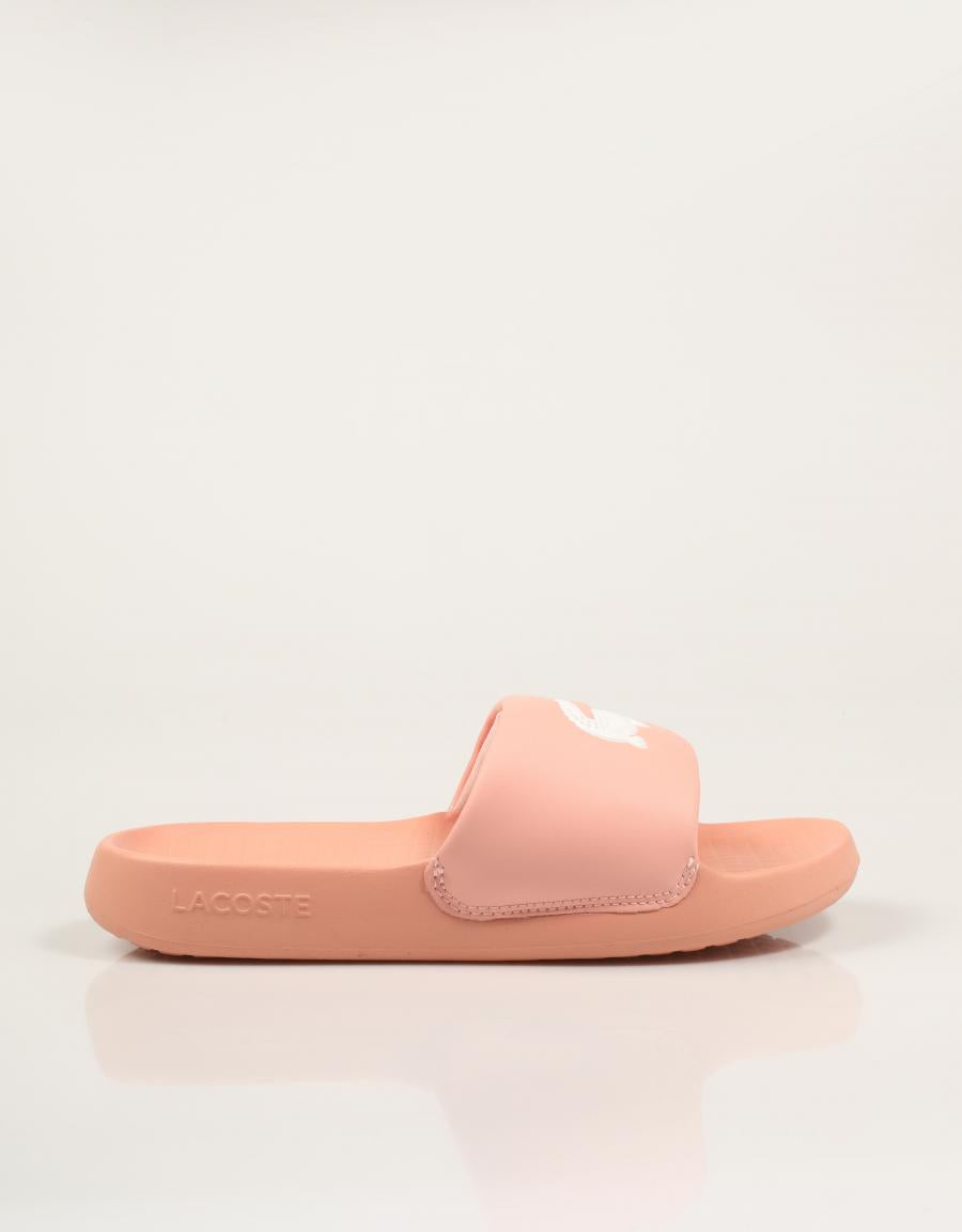 CHANCLAS LACOSTE SERVE SLIDE 1.0 125 1 CFA en color Rosa