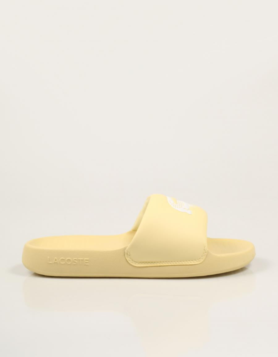CHANCLAS LACOSTE SERVE SLIDE 1.0 125 1 CFA en color Amarillo