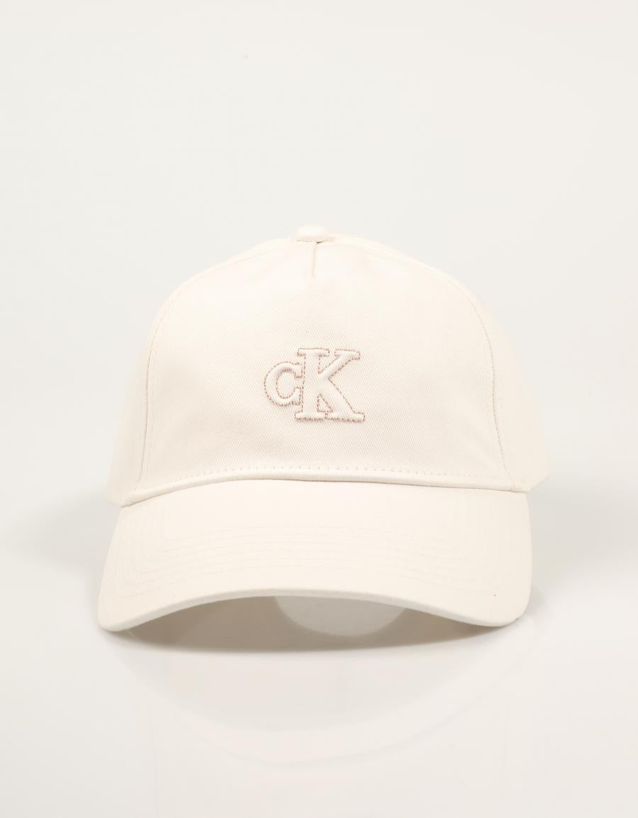GORRA CALVIN KLEIN MONOGRAM LUREX EMBROIDERY CAP en color Beige
