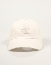 GORRA CALVIN KLEIN MONOGRAM LUREX EMBROIDERY CAP en color Beige