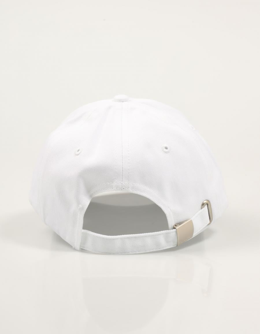 GORRA CALVIN KLEIN MONOGRAM EMBROIDERY BASEBALL CAP en color Blanco