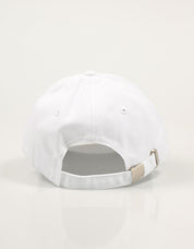 GORRA CALVIN KLEIN MONOGRAM EMBROIDERY BASEBALL CAP en color Blanco