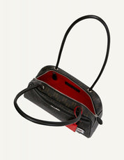 BOLSO KARL LAGERFELD IKON MONOGRAM CC BOWLING BAG en color Marron