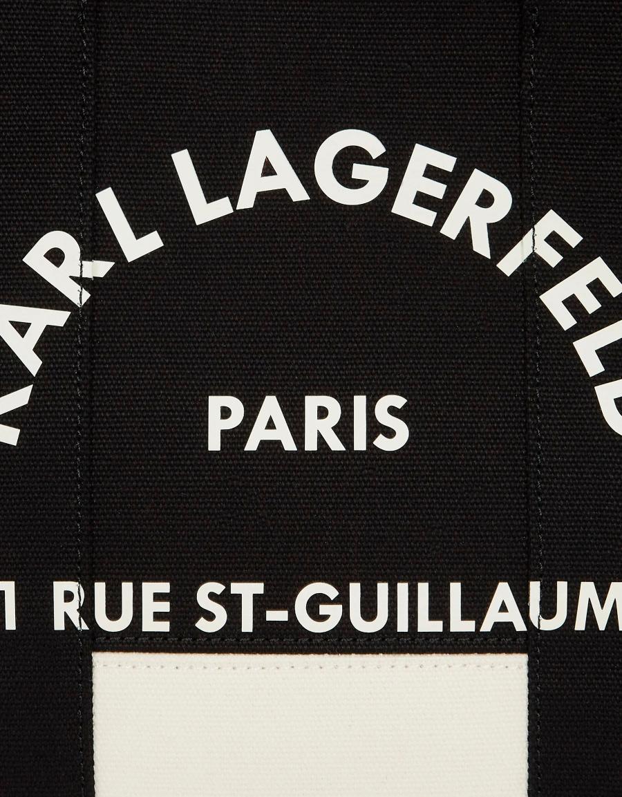 BOLSO KARL LAGERFELD K/RSG SQUARE MD TOTE COL en color Negro