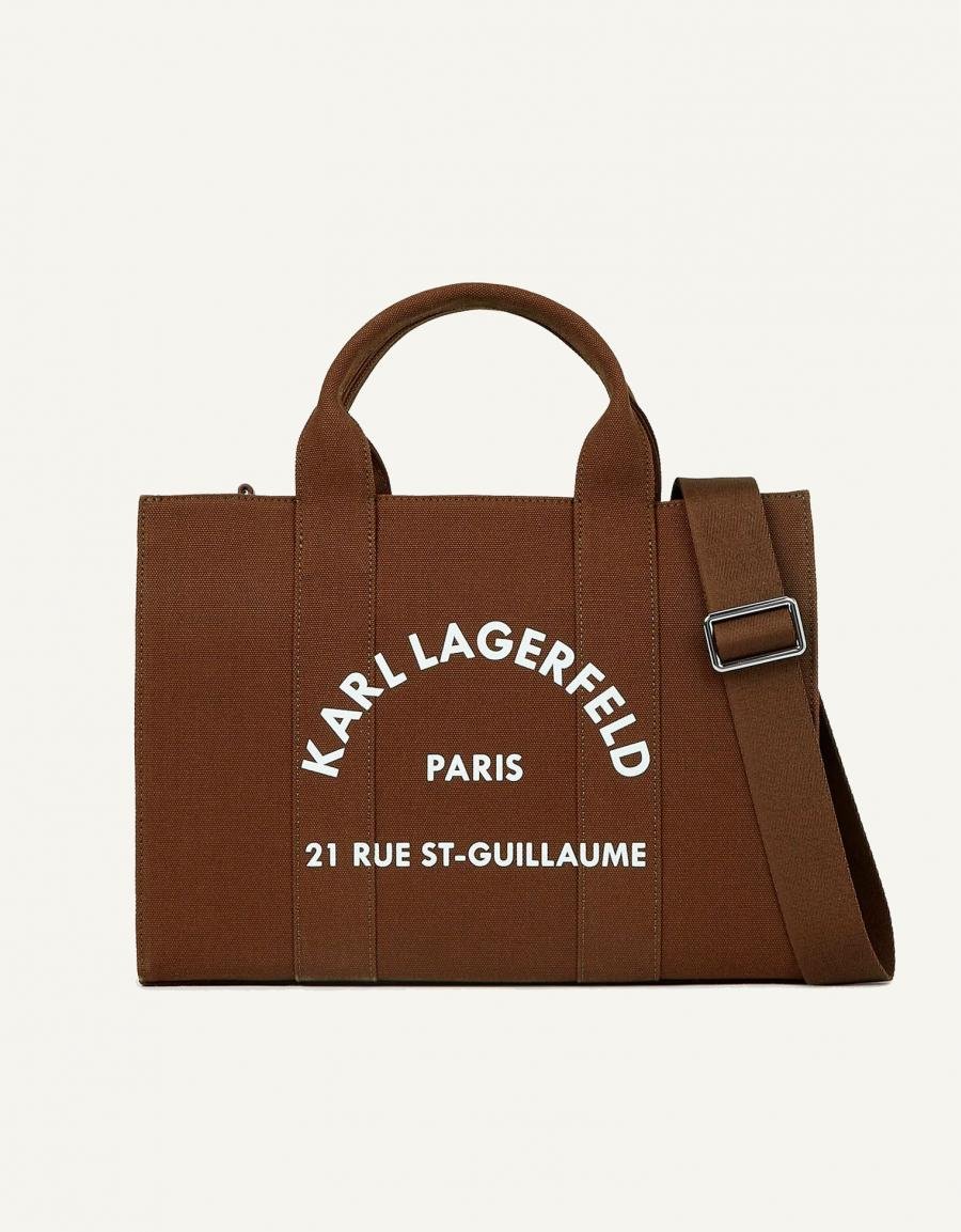 BOLSO KARL LAGERFELD K/RSG SQUARE MEDIUM TOTE en color Marron