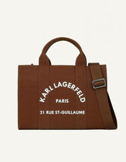 BOLSO KARL LAGERFELD K/RSG SQUARE MEDIUM TOTE en color Marron