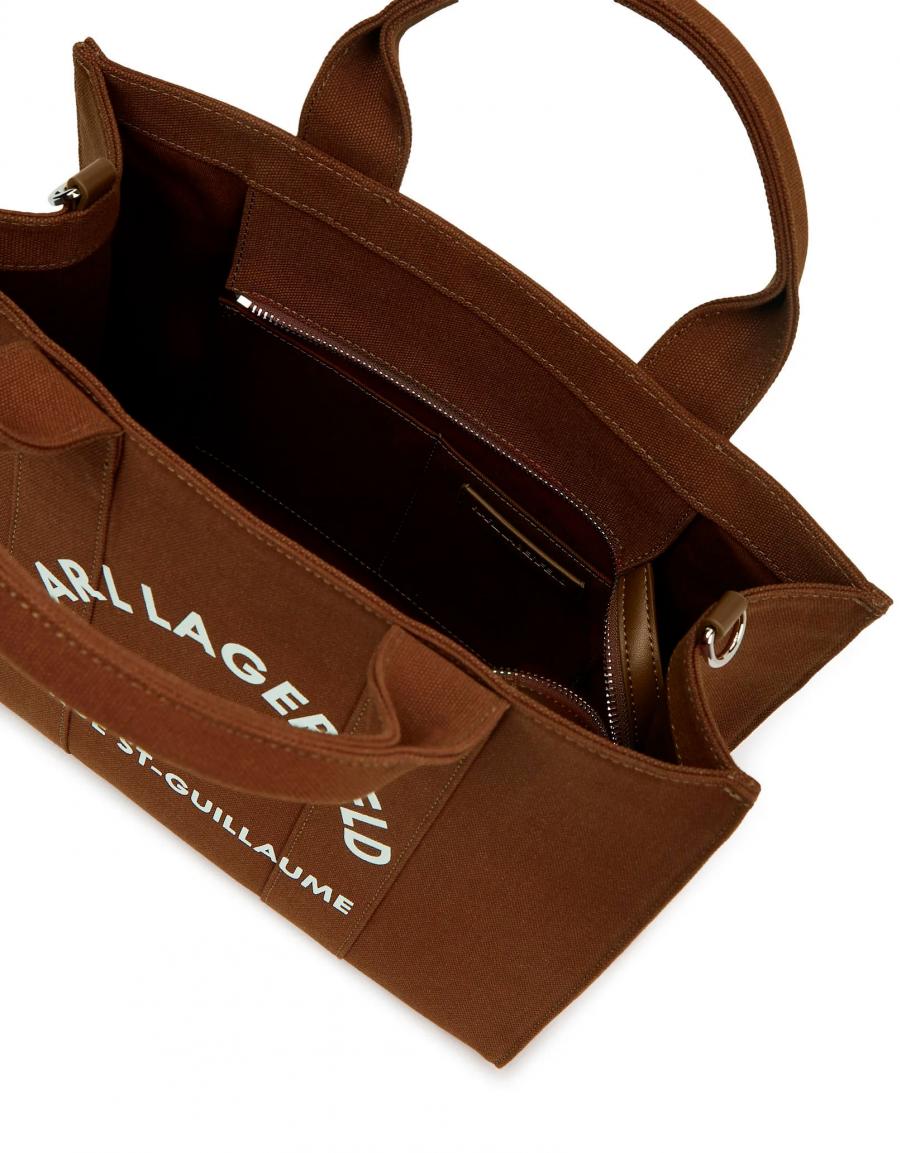 BOLSO KARL LAGERFELD K/RSG SQUARE MEDIUM TOTE en color Marron