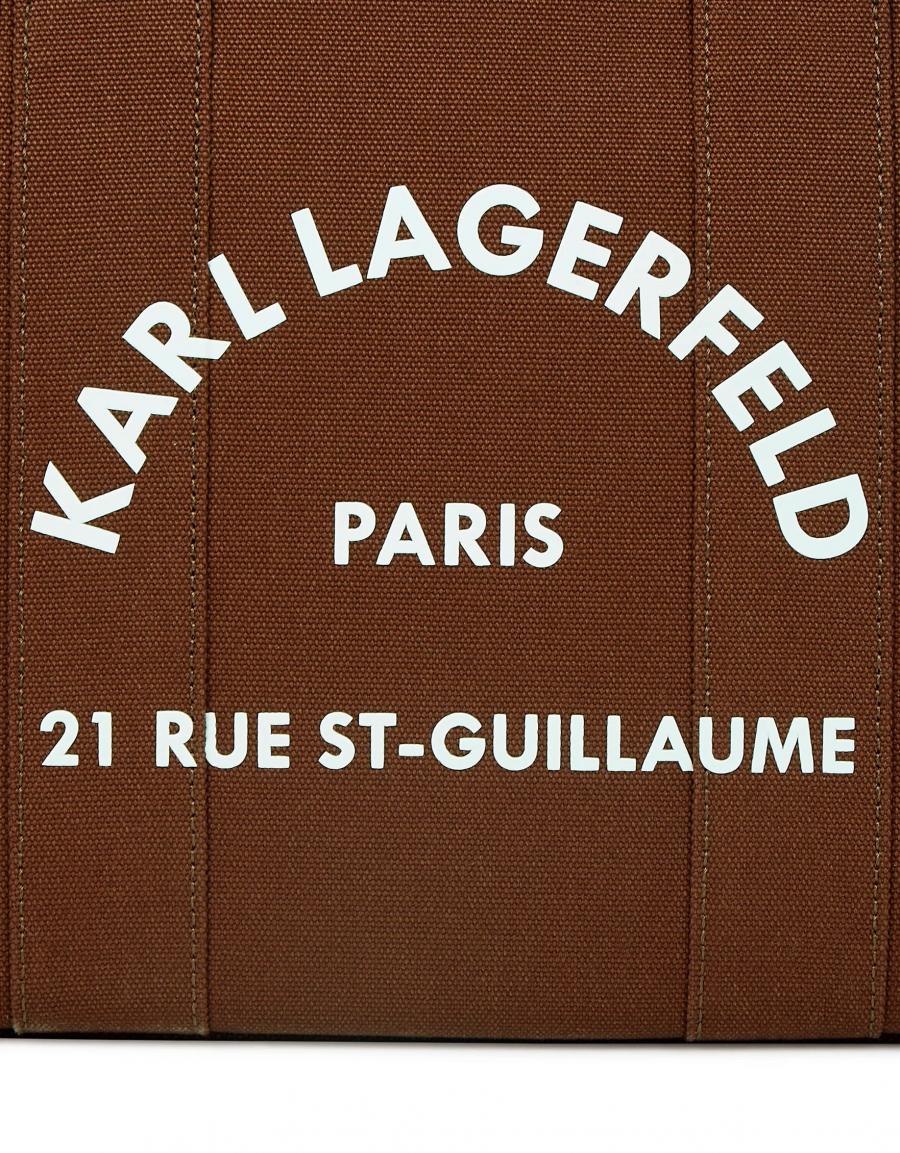BOLSO KARL LAGERFELD K/RSG SQUARE MEDIUM TOTE en color Marron