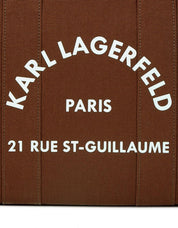 BOLSO KARL LAGERFELD K/RSG SQUARE MEDIUM TOTE en color Marron