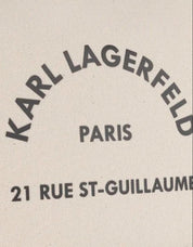 BOLSO KARL LAGERFELD K/RSG CONVERTIBLE TRAPEZE TOTE en color Blanco