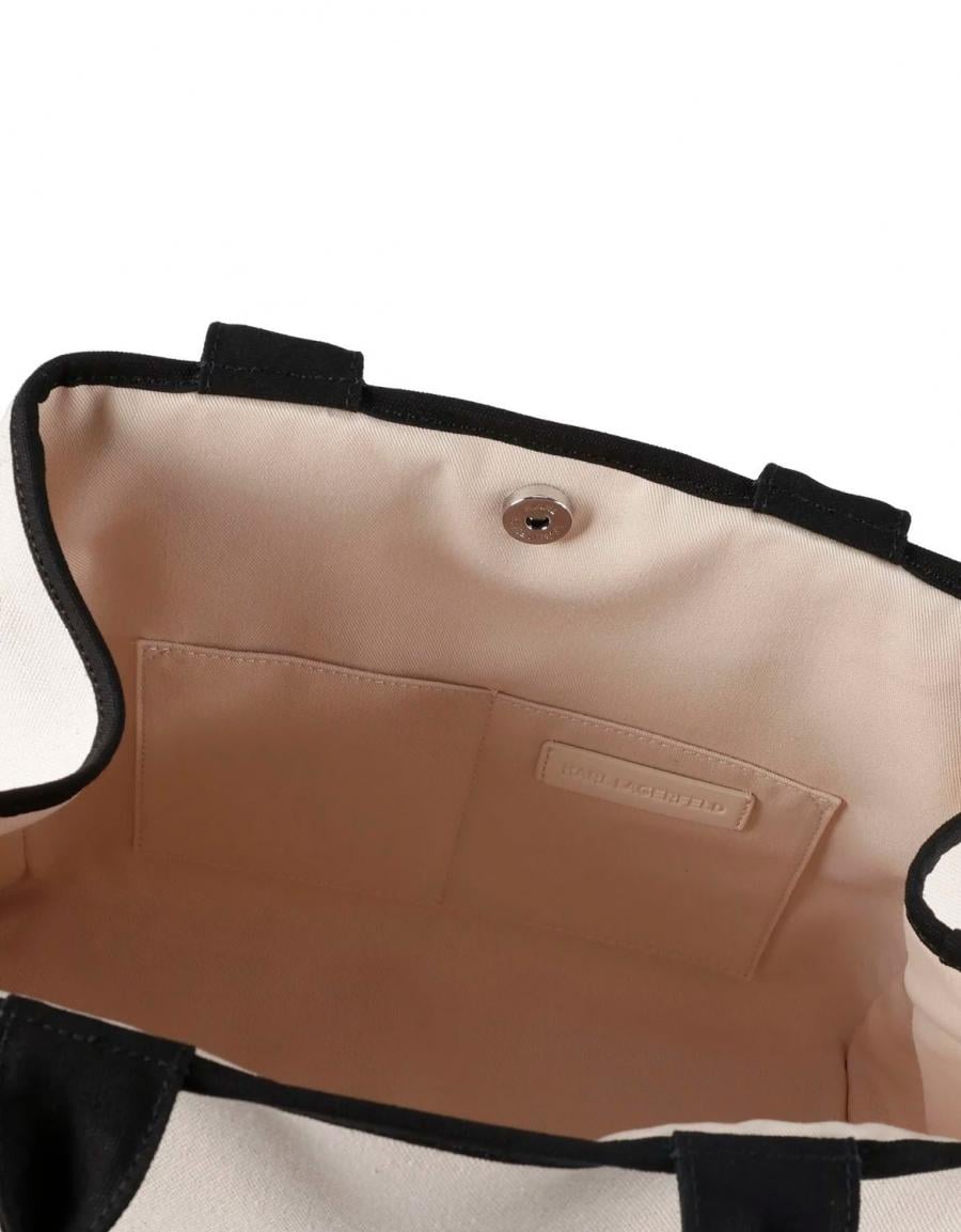 BOLSO KARL LAGERFELD K/RSG CONVERTIBLE TRAPEZE TOTE en color Blanco