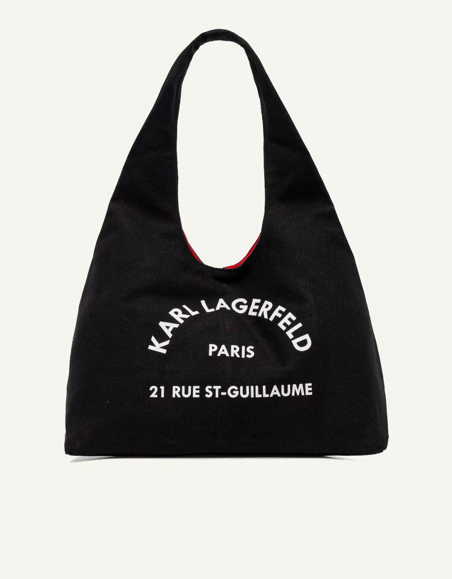 BOLSO KARL LAGERFELD K/RSG SLING HOBO BAG en color Negro