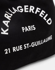 BOLSO KARL LAGERFELD K/RSG SLING HOBO BAG en color Negro