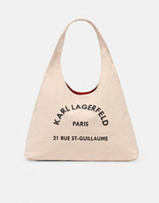 BOLSO KARL LAGERFELD K/RSG SLING HOBO BAG en color Beige